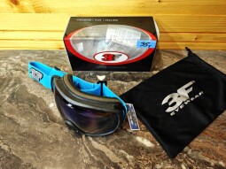 JUNIORSKÉ LYŽIARSKE OKULIARE 3F VISON PURE 2 BLACK-NEON BLUE